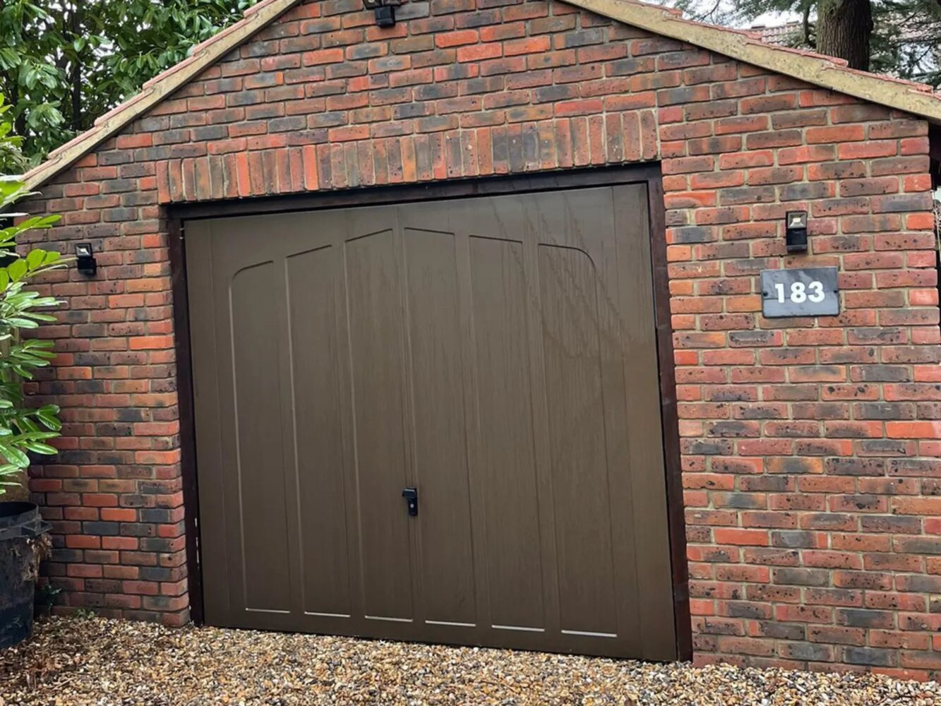 Garage door cleaning